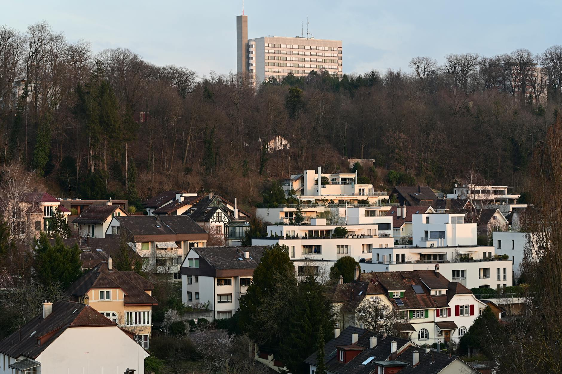 Zurich modern apartment building