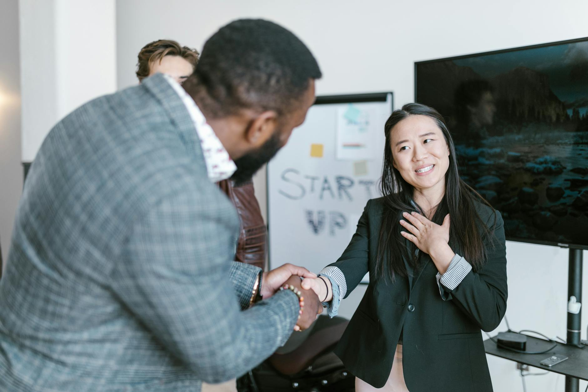 handshake startup corporate
